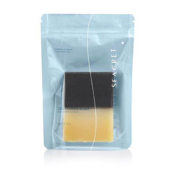 SEACRET- Dual Power Soap Bar Dead Sea Mud & Olive Oil 100gr
