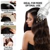HASSLICKIT Hair Oil Applicator, Scalp Applicator Comb, Scalp Massage Comb for Hair Growth, Scalp Oil Applicator Brush for Essential Serums and Liquids (Transparent)