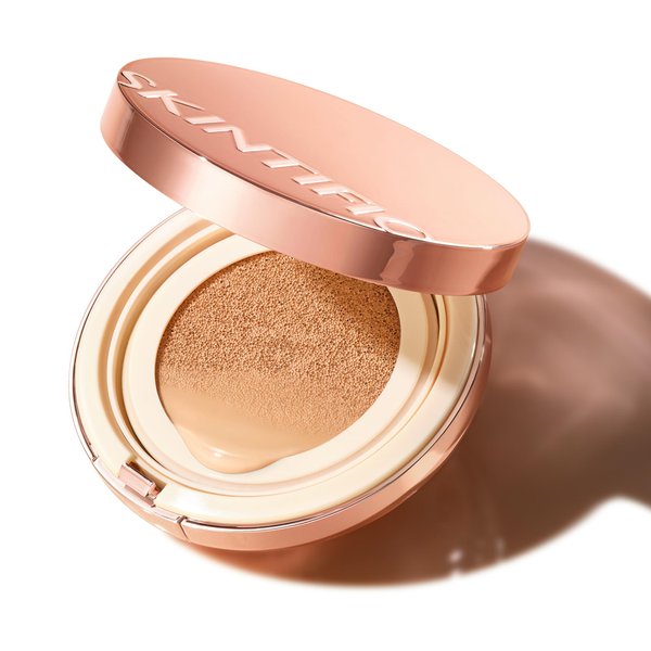 SKINTIFIC Cushion Foundation | Cover All Perfect Air Cushion | SPF 35 PA++++ | Oil-Control Waterproof Fondation Sweatproof Matte Finish Poreless Foundation Flawless BB Cream CC Cushion Makeup
