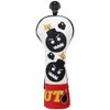 Craftsman Golf Rescue Hybrid Headcover Embroidery Bomb, Red and White PU Leather Golf Head Covers Hybrid (Hybrid Cover UT)