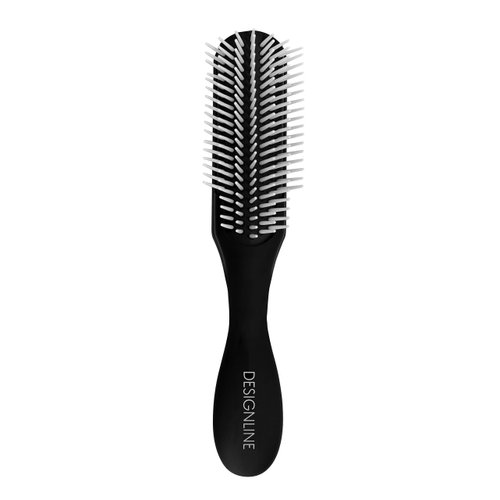 Thermal Styling Brush - Regis DESIGNLINE - Curved Blow Drying Hairbrush with Ceramic Covered Plate
