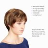 Short Human Hair Wigs Pixie Cut Wig for Black Women Short Wigs Human Hair Natural Color Pixie Wigs Wear and Go Glueless Full Machine Made Human Hair Wigs (4/27)