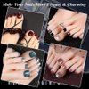 Acrylic False Toenails Full Cover, 100pcs Artificial French Toenail 10 Sizes with Box, Fake Toenail Tips for Nail Salons and DIY Nail Art Foot Decoration (100 pcs clear)
