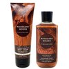 Generic Bath and Body Work Men's Collection MAHOGANY WOODS Duo Bundle - Body Cream and 3-in-1 Hair, Face & Body Wash - Full Size, brown