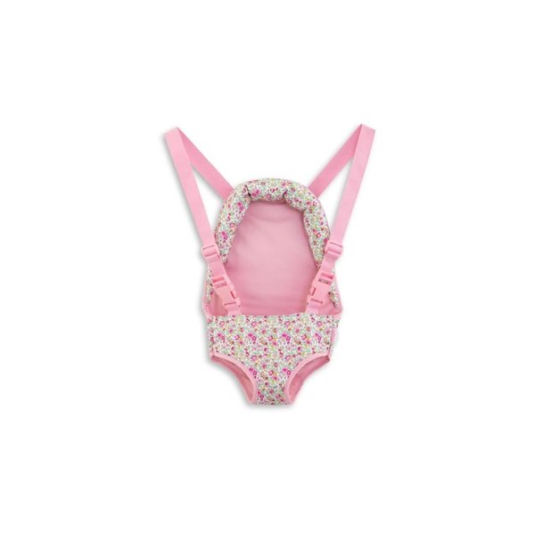 Corolle Baby Doll Sling - Mon Grand Poupon Accessory Fits 14" and 17" Dolls, with Adjustable Straps and Floral Print, for Kids Ages 3 Years and up, Pink/Floral (9000141320)