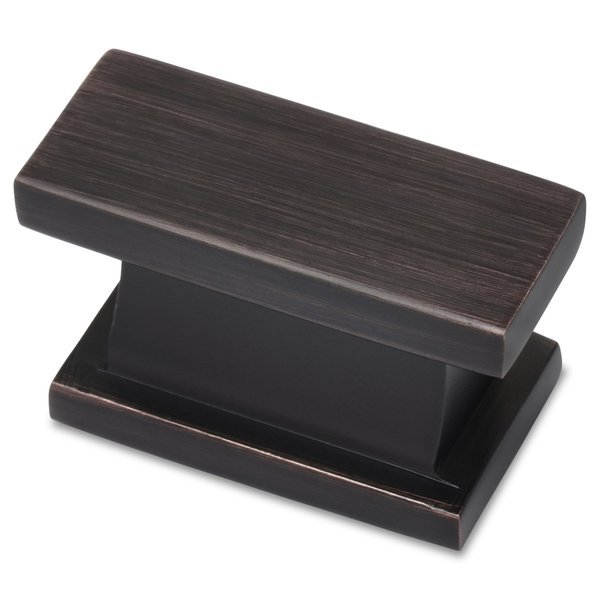 Southern Hills Oil Rubbed Bronze Cabinet Knobs, Pack of 5, Rectangle, Bronze Cabinet Pulls Handles, Cabinet Hardware, Cupboard Drawer Pulls SHKM001-ORB-5