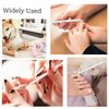 Glass Cuticle Pusher Set of 2 Cuticle Remover Tool Nail Cuticle Trimmer Double Sided Glass Manicure Stick Angled Cuticle Filing Pusher