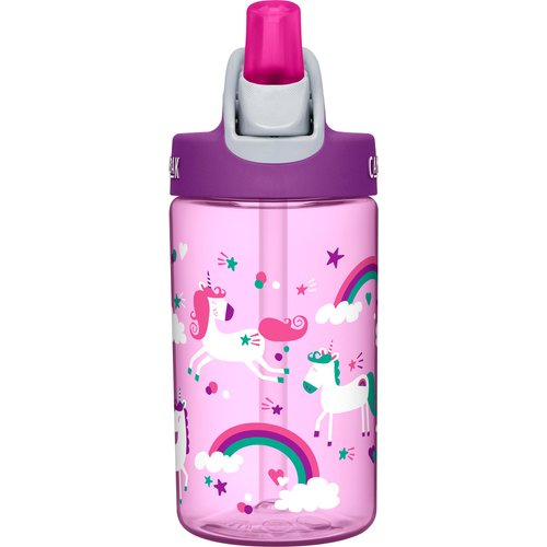 CamelBak eddy Kids Water Bottle - CamelBak Kids Big Bite Valve - Spill Proof - Water Bottle For Kids - BPA-Free Water Bottle - 12oz, Unicorns