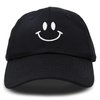 DALIX Smile Baseball Cap Smiling Face Happy Dad Hat Men Women Teens in Black