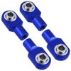 RC Short Rod Ends with Hollow Balls Aluminum Metal for Traxxas RC Cars, Replacement of 2742X (4-Pack) (Navy Blue)