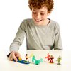 Legends of Akedo Power Storm - Official Rules Starter Pack - Legendary Punch Attack - 3 Mini Battling Warriors with Training Practice Piece and Exclusive Joystick Controller with 1 Trigger Controller, 1 Accessory, 1 Instruction Manual, 3 Figure