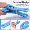 Body Piercing Clamps Tool - Usiriy 25PCS Disposable Triangle Body Piercing Needle Slot Forcep Clamp Piercing Clip Puncture Hemostatic Forceps Ear Nose Lip Navel Piercing Supplies Blue Plier (Triangle)