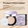Ursoulney Mushroom Head Air Cushion CC Cream - BB Cream Foundation Makeup Moisturizing Concealer Long-Lasting, Cushion Foundation Full Coverage Self Adjusting (Natural, 1 PCS)