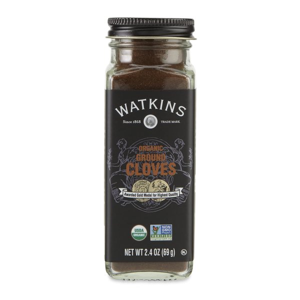Watkins Gourmet Organic Spice Jar, Ground Cloves, 2.4 Ounce