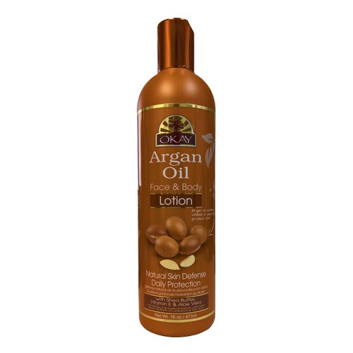 OKAY ARGAN HAND and BODY LOTION 16oz/473ml