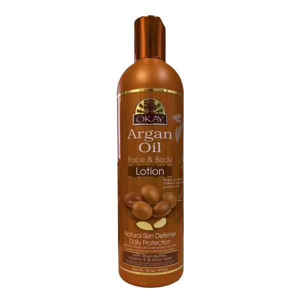 OKAY ARGAN HAND and BODY LOTION 16oz/473ml