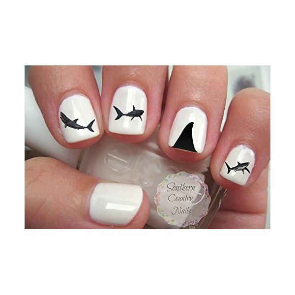Shark Nail Art Decals