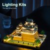 DALDED LED Lighting Kit for Lego Architecture Landmarks Collection: Himeji Castle 21060, LED Light Compatible with Lego 21060 Building Block Models (Not Include Lego Set)