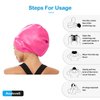 Aouloves Extra Large Long Hair Swim Cap for Braids and Dreadlocks Extensions Weaves Long Hair, Swimming Cap for Adult Youth to Keep Hair Dry, Easy to Put On and Off