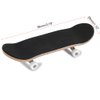 TOPINCN Mini Finger Skateboard, Fingerboard, Finger Skateboards, Wooden Finger Board Sport Training Props in Light Brown with Ball Bearings Wheels Alloy Fingerboards