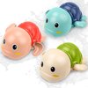Bath Toys for Toddlers 1-3 Year Old Boys Gifts,Swimming Turtle Bath Toys, Floating Wind-up Bathtub Toys for Baby, Toddler Pool Water Toys for 1 2 3 4 Year Old Boys Girls Gifts
