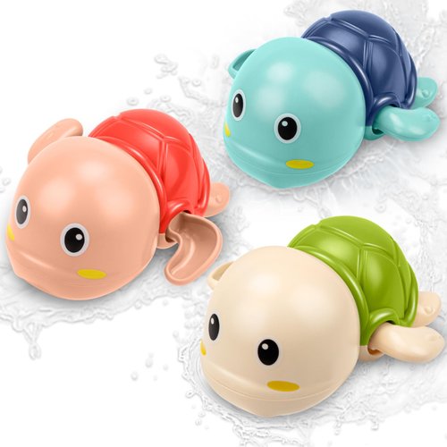 Bath Toys for Toddlers 1-3 Year Old Boys Gifts,Swimming Turtle Bath Toys, Floating Wind-up Bathtub Toys for Baby, Toddler Pool Water Toys for 1 2 3 4 Year Old Boys Girls Gifts