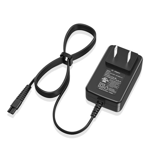 VIFOCUFY Power Cord for Voweek Brush VWS211 Charger Power Supply for LABIGO LA1 Pro LA3 Pro Electric Spin Scrubber Brush Charger Repacement with UL Listed for Voweek SP02(2 Prong Only)