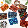 XunYee 12 Pcs African Wide Headbands for Women Hair Wrap Boho Yoga Twisted Knot Accessories Assorted Bandeau Headbands Wide Elastic African Gifts Hair Accessories for Girls Lady Running Sports