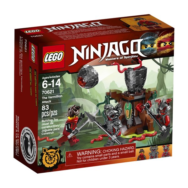 LEGO Ninjago The Vermillion Attack 70621 Building Kit (83 Piece)