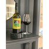 Fox Run Black Marble Wine Stand, 5 x 5 x 2 inches,48757