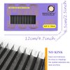 SEEDEW YY 3 Split Tips Lash Extensions, Natural Look Lash Clusters, Lash Tray Practice Lash Strips, Soft Fluffy Thicker More Time-Saving, Long Sterm D Curl Lash Tech Must Haves(YYY-0.07-MIX8-15)