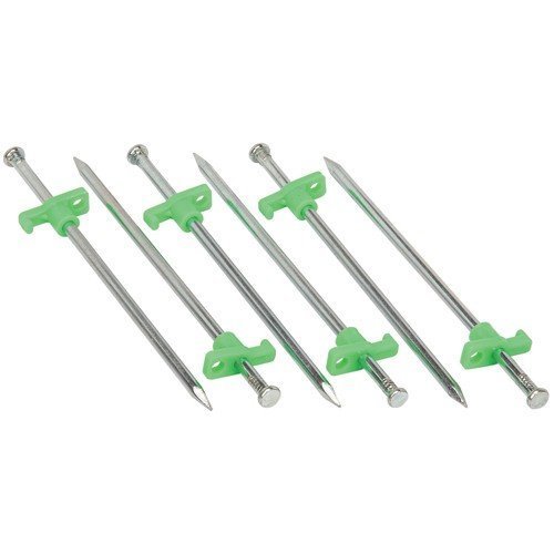 10" Steel Tent Stakes, Set of Six