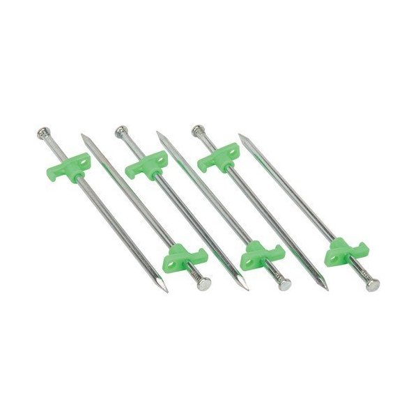 10" Steel Tent Stakes, Set of Six