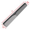 Styling Comb (2 Pack) | Professional 7 Inch Black Carbon Fiber Anti Static Chemical And Heat Resistant Comb For All Hair Types | Fine and Wide Tooth Comb For Men and Women | By Bardeau Essentials