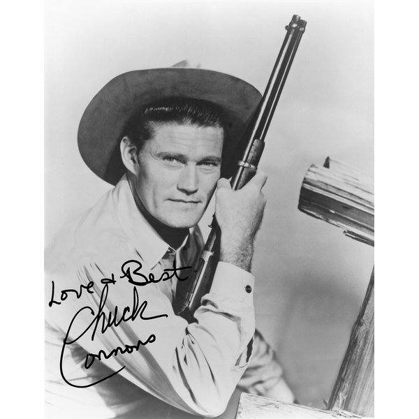 Chuck Connors Autographed Photo RIFLE-X02Q