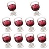 NUOBESTY 10Pcs 1: 12 Wine Glasses Dollhouse Cocktail Glasses Mini Red Wine Drink Cups for Dollhouse Decors Kitchen Accessories Miniature Wine Glasses Miniature Goblet