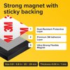 Hyper-Sticky Magnets with Adhesive Backing - 120pcs 0.8x0.04 Strong Magnetic Squares for Whiteboard Fridge - Easy-to-Cut Stickers for Planning and Organization - Teacher Must Have - Teacher Supplies