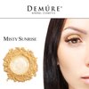 Demure Mineral Make Up (Misty Sunrise) Eye Shadow, Shimmer Eyeshadow, Loose Powder, Glitter Eyeshadow, Eye Makeup, Professional Makeup