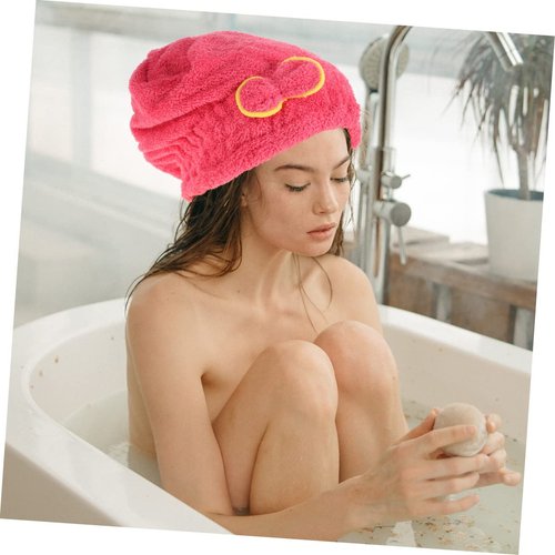 Towel Shower Cap Elastic Shower Towel for Hair Towels for Kids Hair Fast Dry Towel Fast Drying Cap Kids Shower Cap Microfiber Hair Towel Microfiber Washcloth Miss Hat Cute