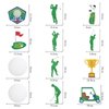 Golf Party Decorations Golf Birthday Hanging Swirls, Assembled and Ready to Use, Let's Partee Party Decor Supplies Boys Hanging Swirl Party Streamers 24pcs Golf Sports Themed Party Decor Banner