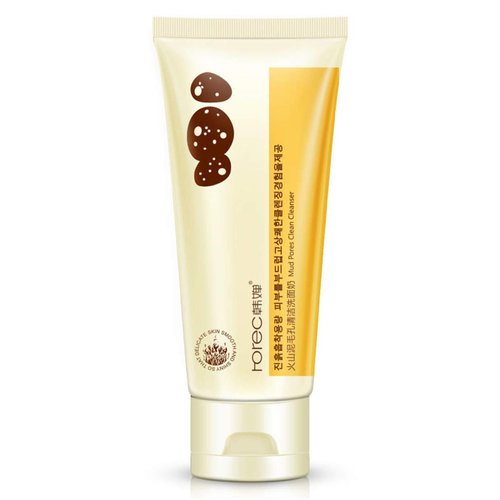 ROREC Volcanic Mud Clean Pore Cleanser Foam Natural Skin Сare Moisture 100ml