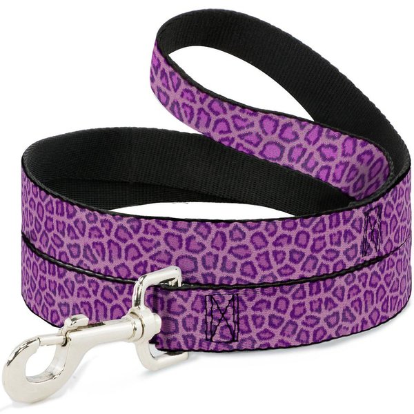 Dog Leash Leopard Baby Pink 6 Feet Long 1.0 Inch Wide