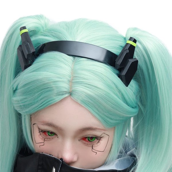 C-ZOFEK Cosplay Headgear for Women Anime Cosplay Costume Hair Hoop Headband (black)
