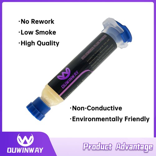 Ouwinway 1-pack no clean soldering flux paste,solder flux for Electrical Soldering,For Copper Pipe Brazing, Tin soldering,10cc/bottle