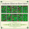 Partywind 200 Styles Luminous St Patrick's Day Temporary Tattoos for Kids Party Favors, Glow Saint Patrick's Day Accessories Decorations, Special Irish Shamrock Stickers for Kids Gifts (10 Sheets)