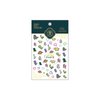 1 Sheet Dinosaur Nail Stickers 5D Dinosaur Heart Nail Art Decals Self-Adhesive Embossed Animals Nail Stickers Cute Nail Art Supplies Cartoon Dinosaur Nail Accessories for Women DIY Manicure Decoration