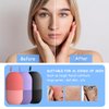 3pcs Senbaler Ice Cube Roller for Face,Eye,Silicone,Reusable Facial Massager Ice Mold,Brighten Skin Enhancing Natural Glow,De-Puff Eye Bags,Reduce Migraine Pain (Pink)