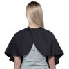 PERFEHAIR Short Makeup Comb Out Cape, Make Up Salon Artist Hair Styling Cutting Barber Cape Apron Bib for Clients-Black