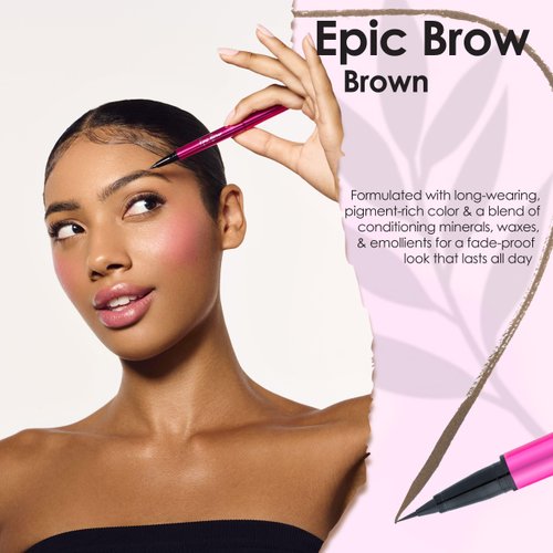 Bodyography Epic Brow Pen - Micro-fine Liquid Eye Liner for Natural Hair