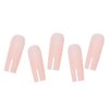 YOSOMK Square Press on Nails Long Pink Fake Nails Press On Acrylic False Nails for Women Stick on Nails With Glue on Static nails